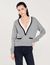 Pullover mit tiefem V-Ausschnitt