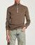 Wollpullover mit Reißverschlusskragen