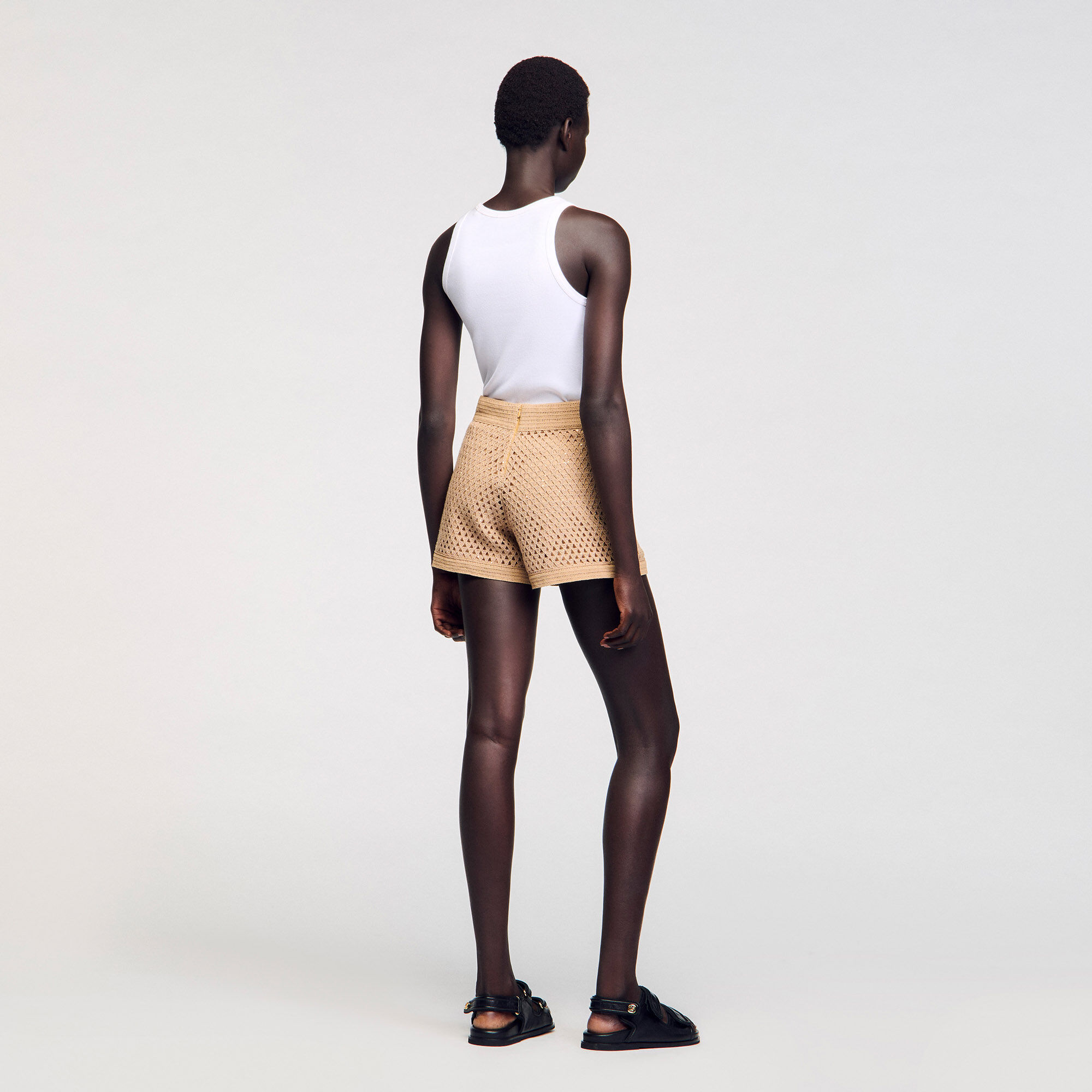 Shorts mit Strass