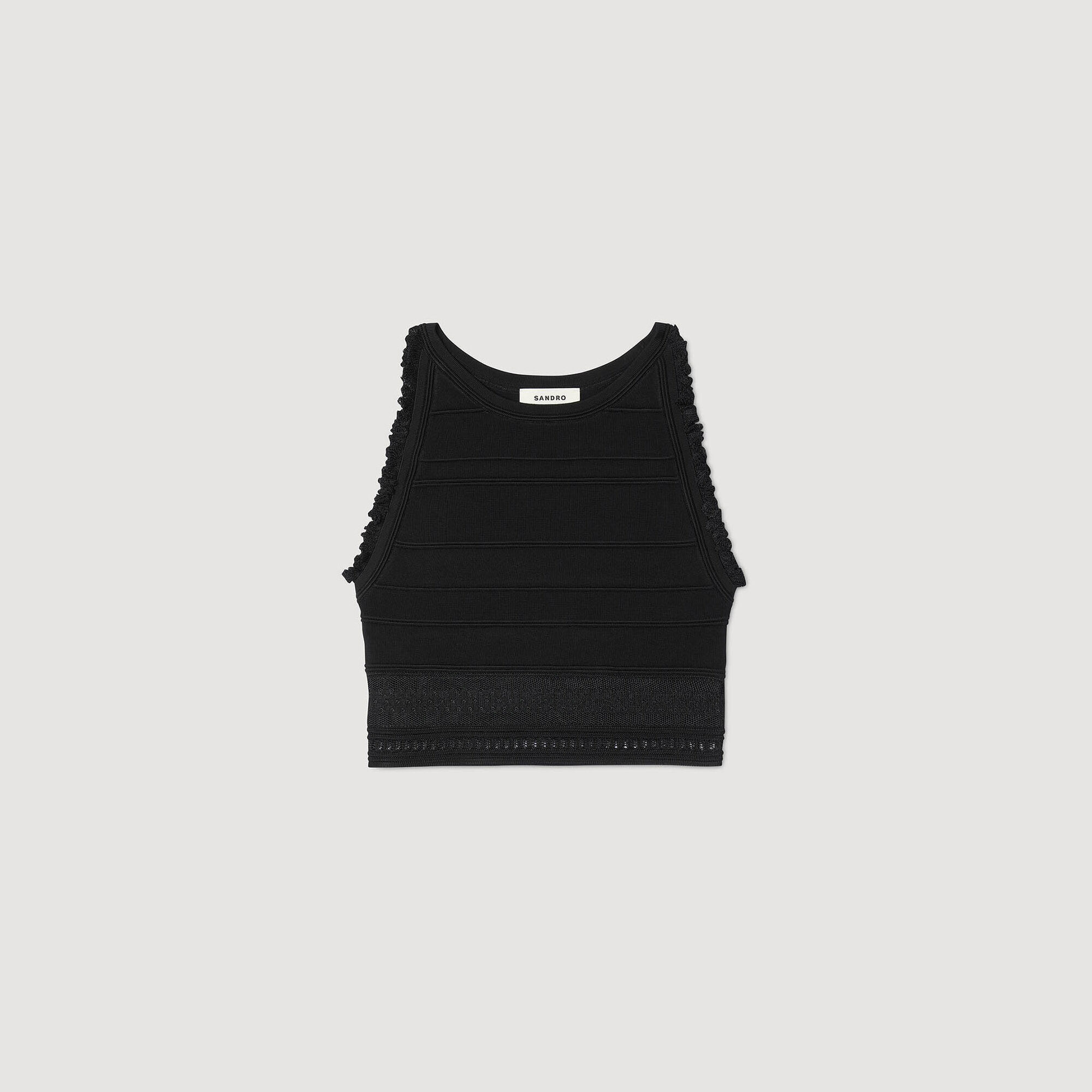 Ärmelloser Pullover