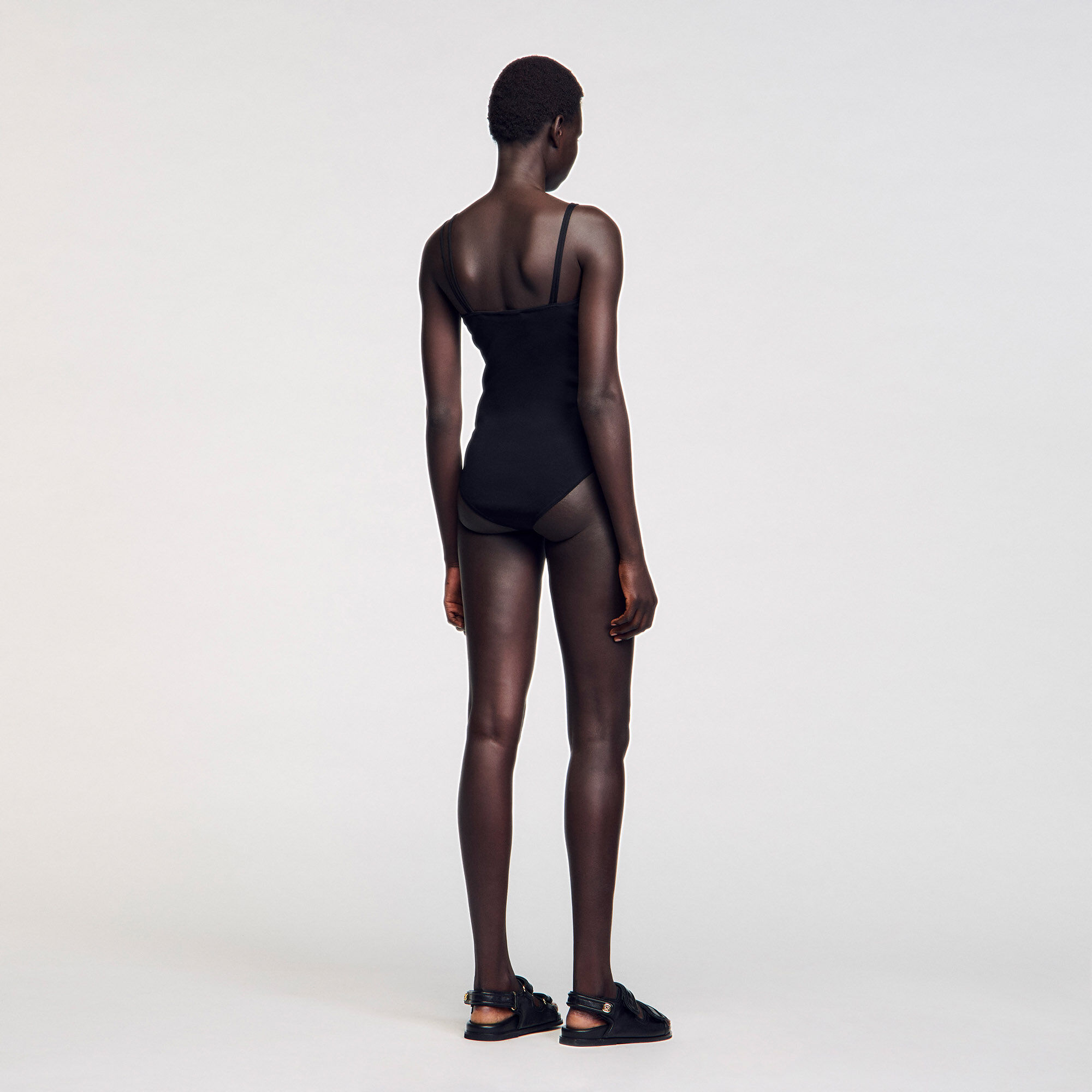 Body aus Strick mit Schmuckdetail