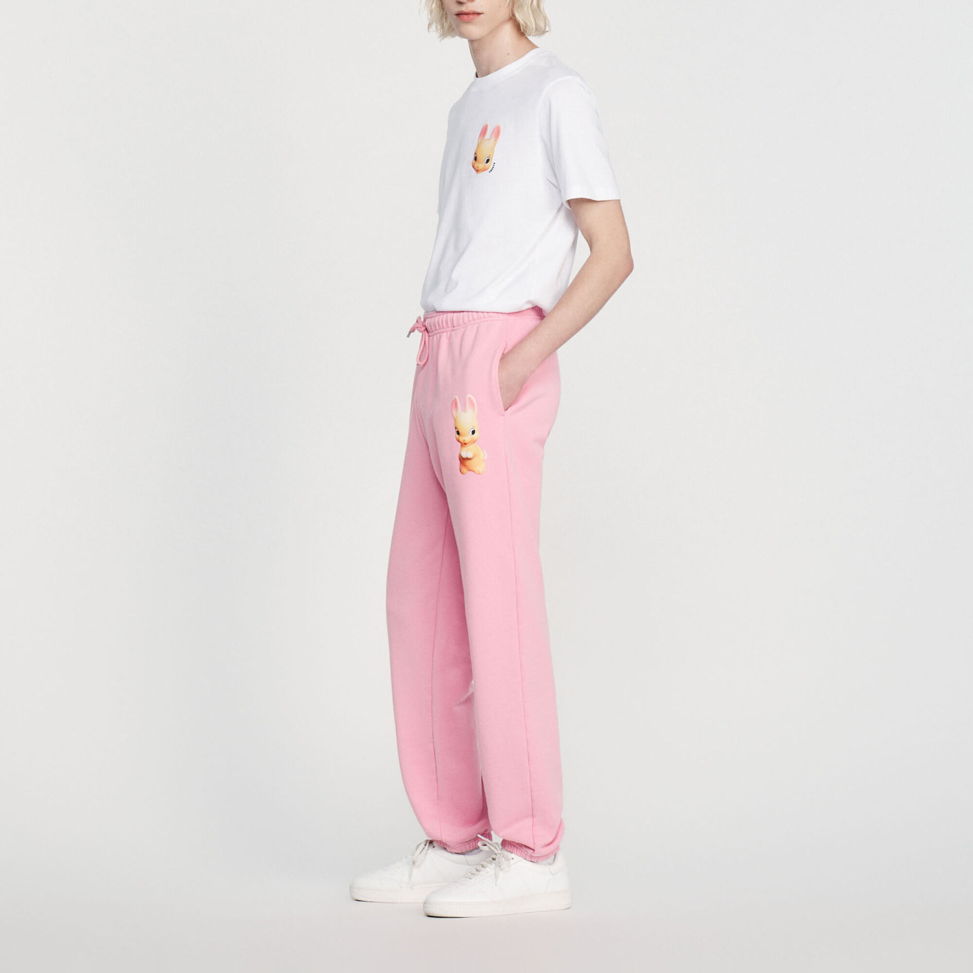 Jogginghose mit Bunny-Aufdruck
