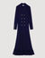 Langes Strickkleid