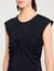 Drapiertes T-Shirt