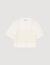 Crop-T-Shirt mit Perlenbesatz