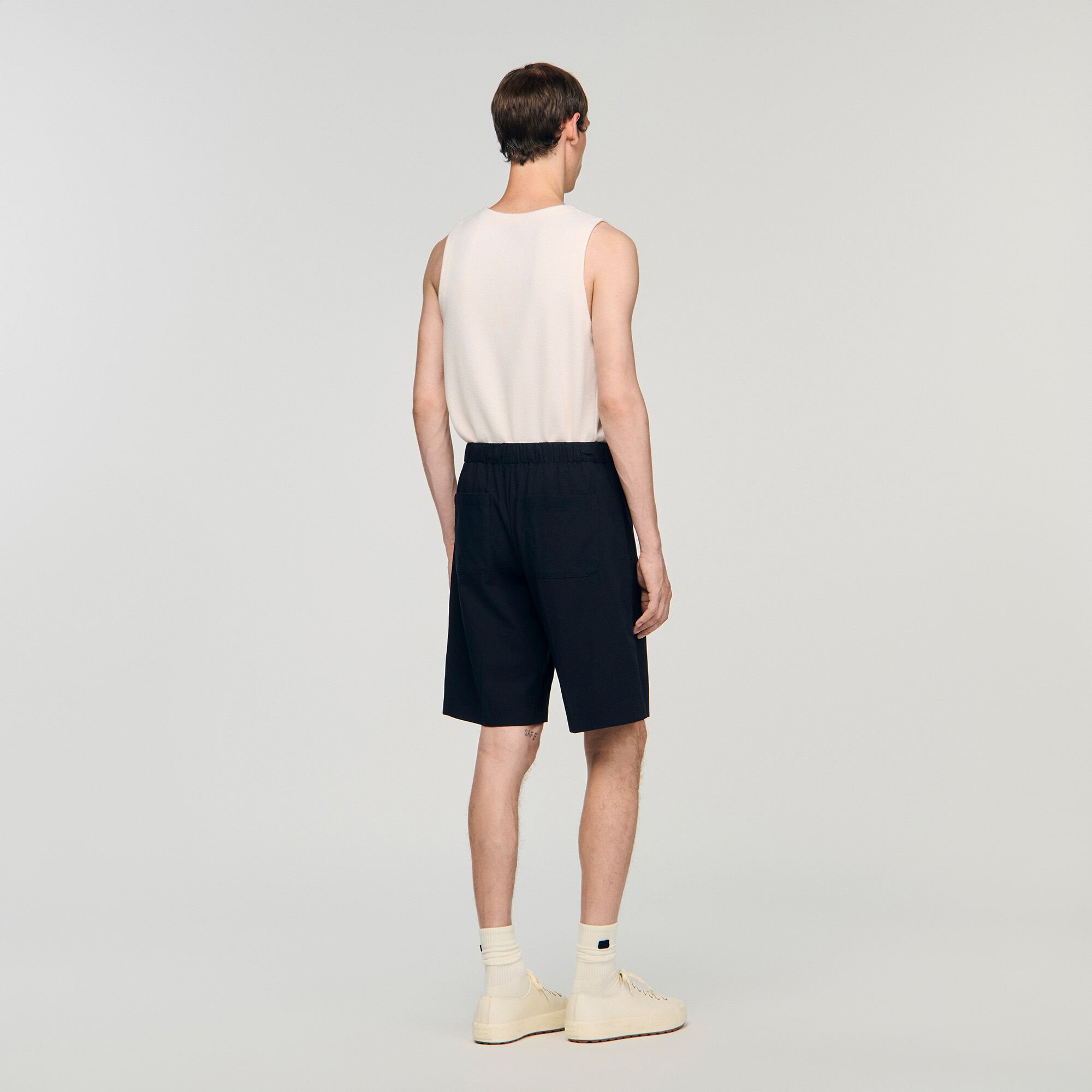 Baumwollshort mit elastischem Bund