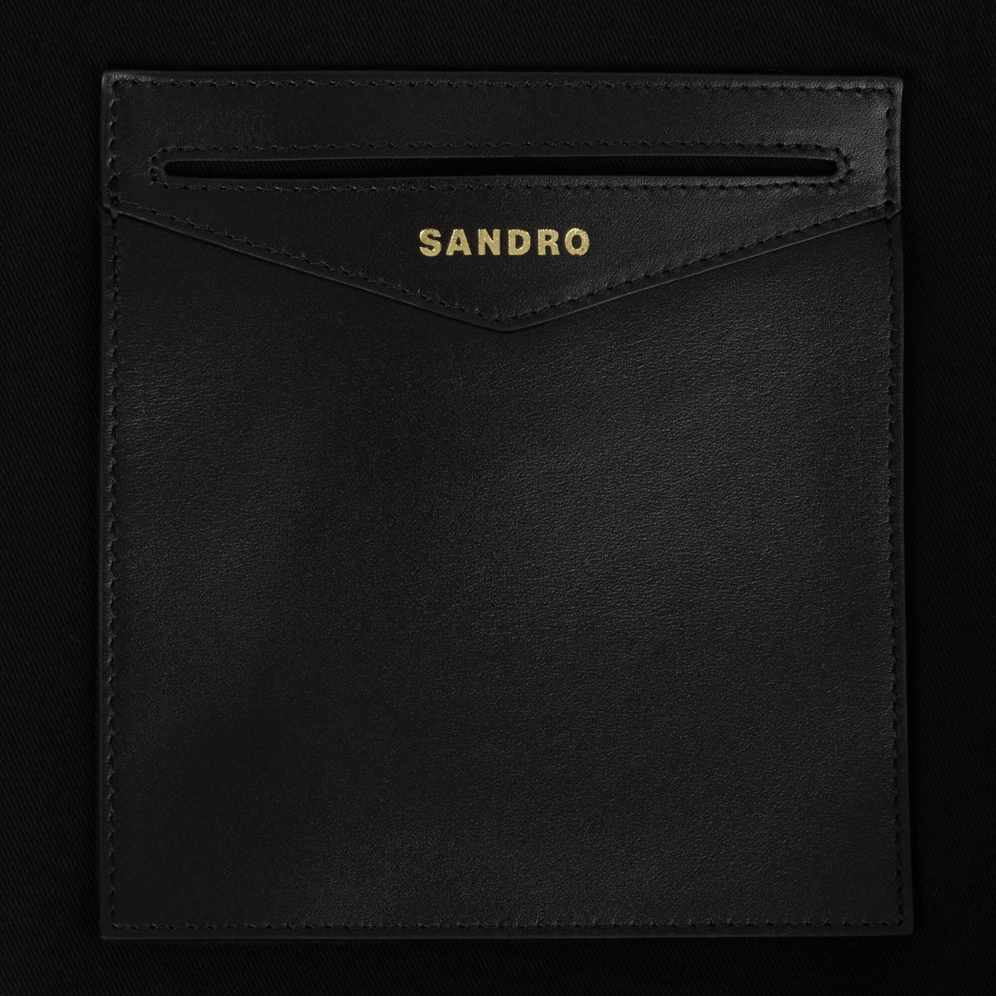 Shopper-Tasche aus Veloursleder