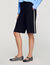 Gerade Bermudashorts mit Strassband