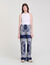 Fließende Hose mit Bandana-Print