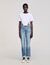 Kurzes T-Shirt mit Strass-Verzierung