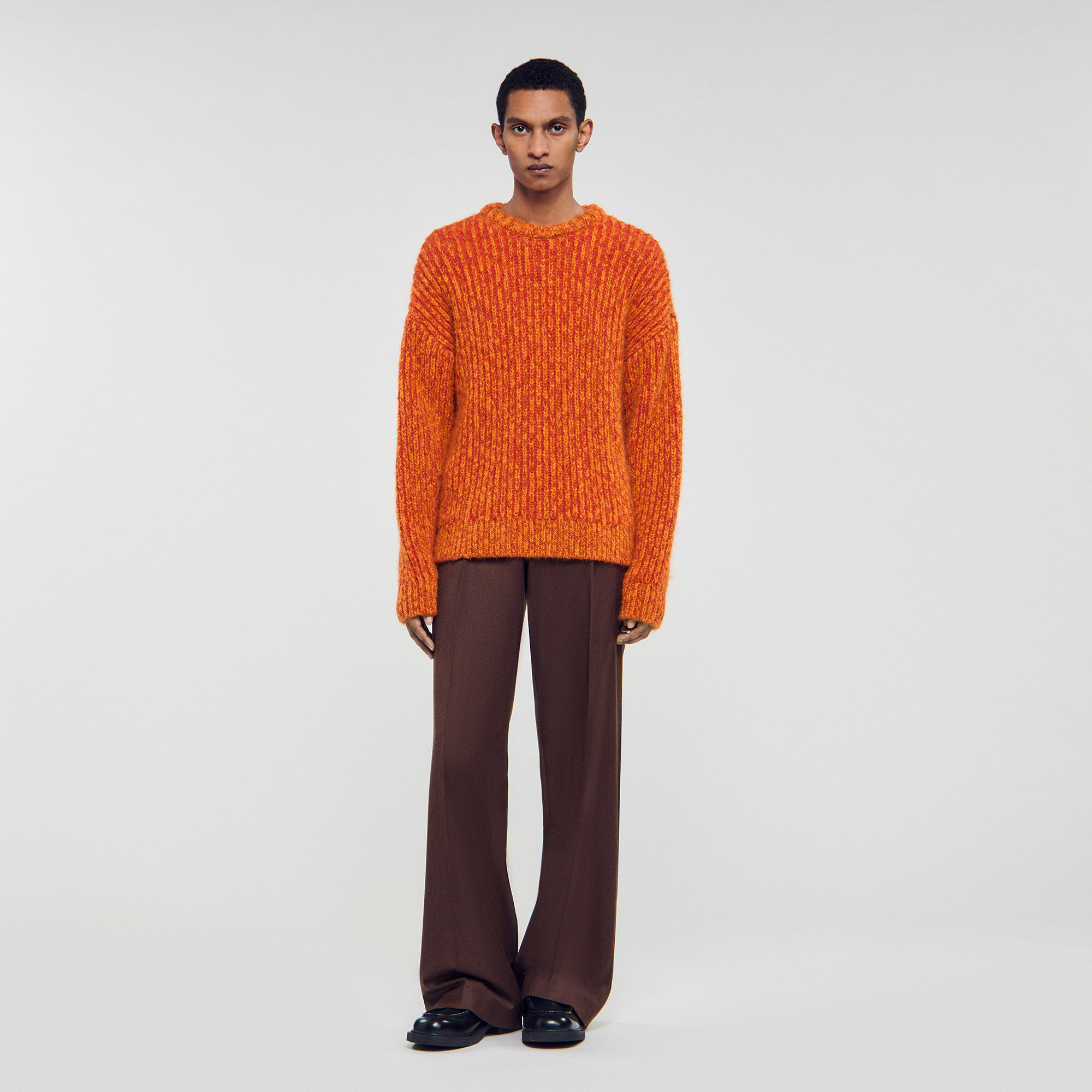 Langarmpullover mit Rundhals