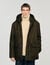 Parka aus Wolle mit Kapuze