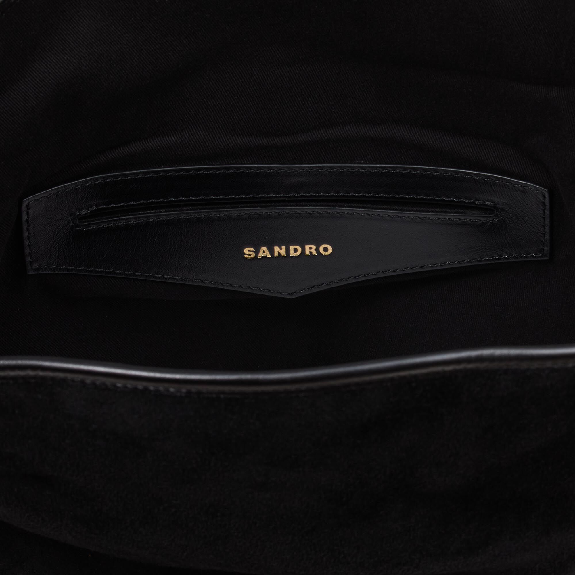 Shopper-Tasche aus Veloursleder