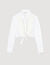 Hemdbluse mit Plastron aus Spitze