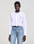 Kurze Bluse aus Popeline