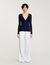 Cardigan aus Rippstrick