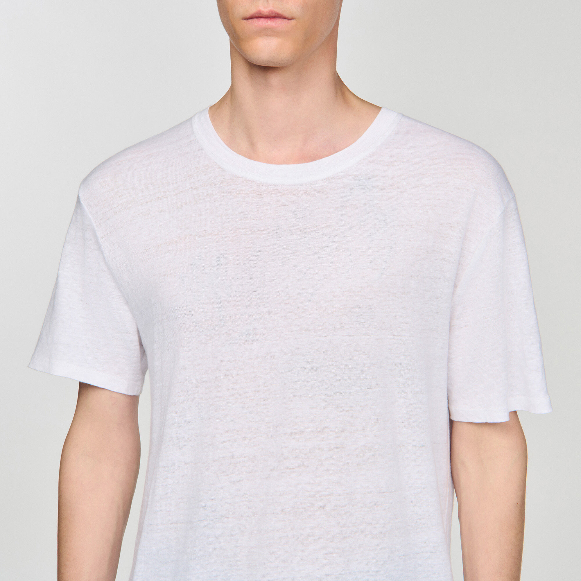 T-Shirt aus zertifiziertem Leinen