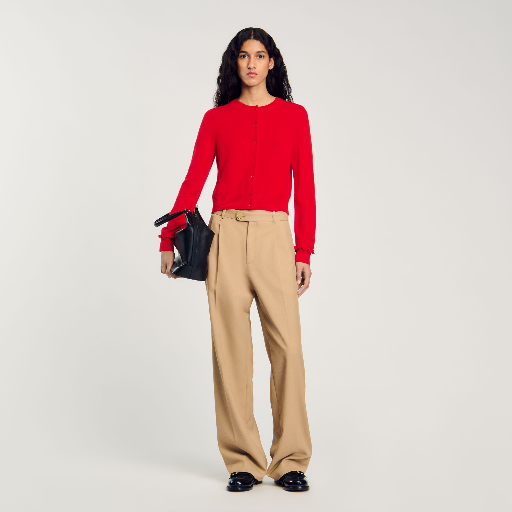 Sandro red sweater hotsell