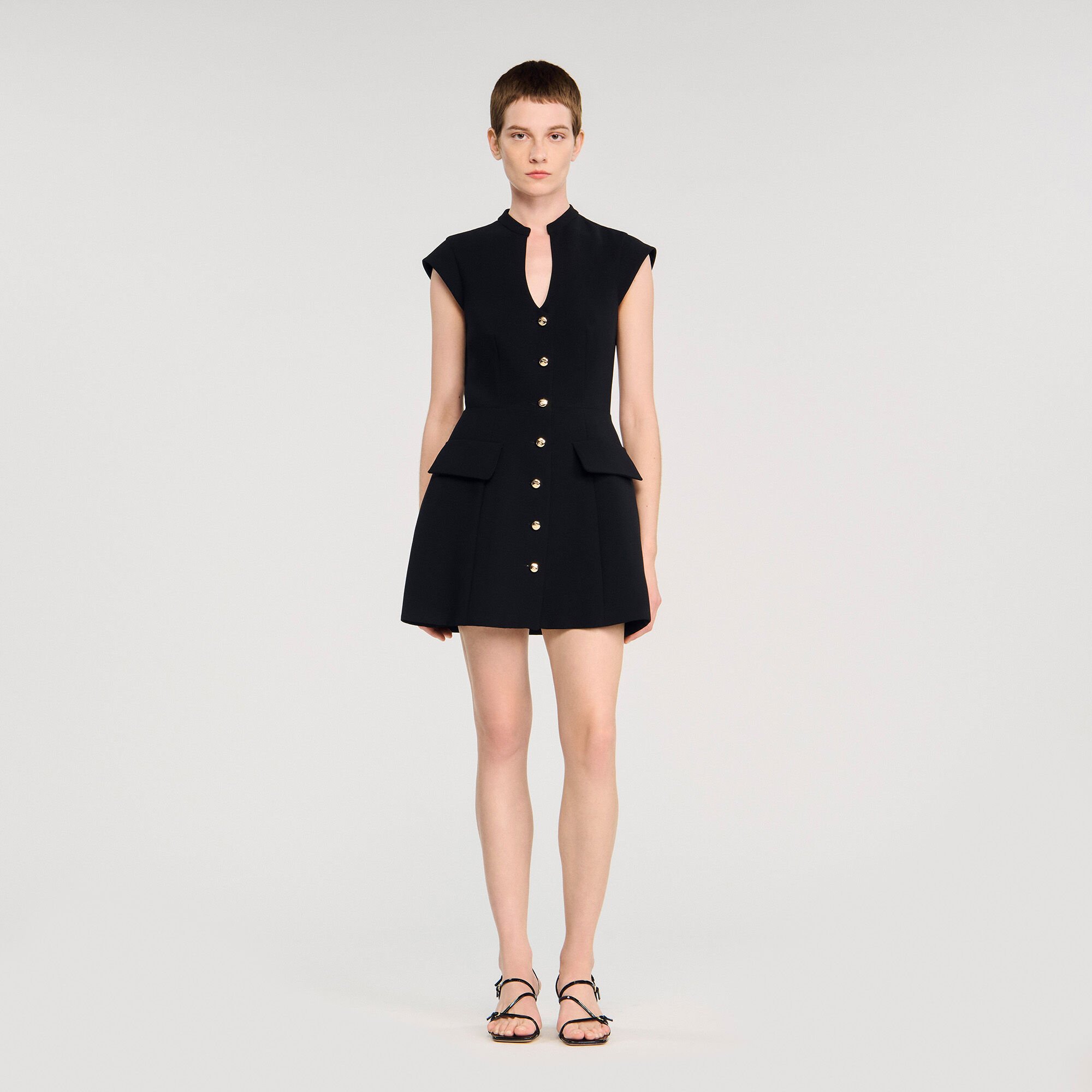 Kurzes Strickkleid
