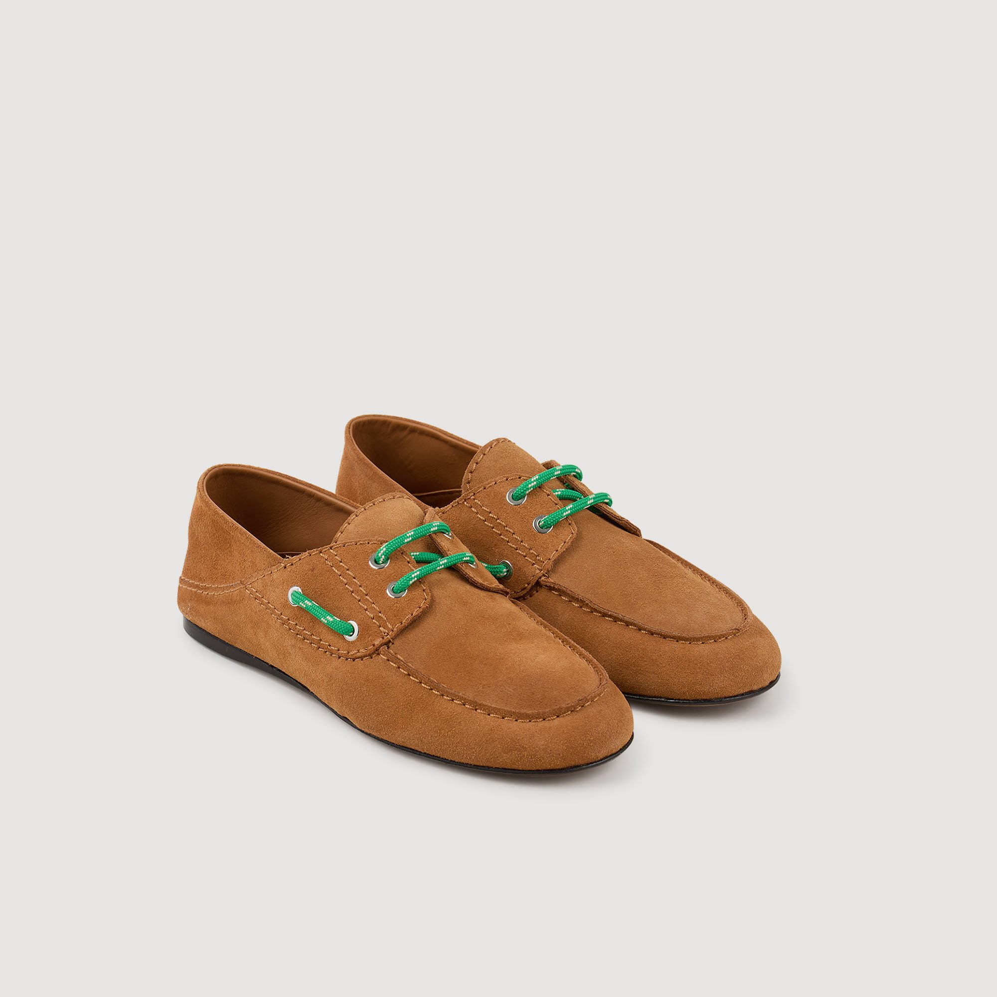 Mokassins aus Veloursleder