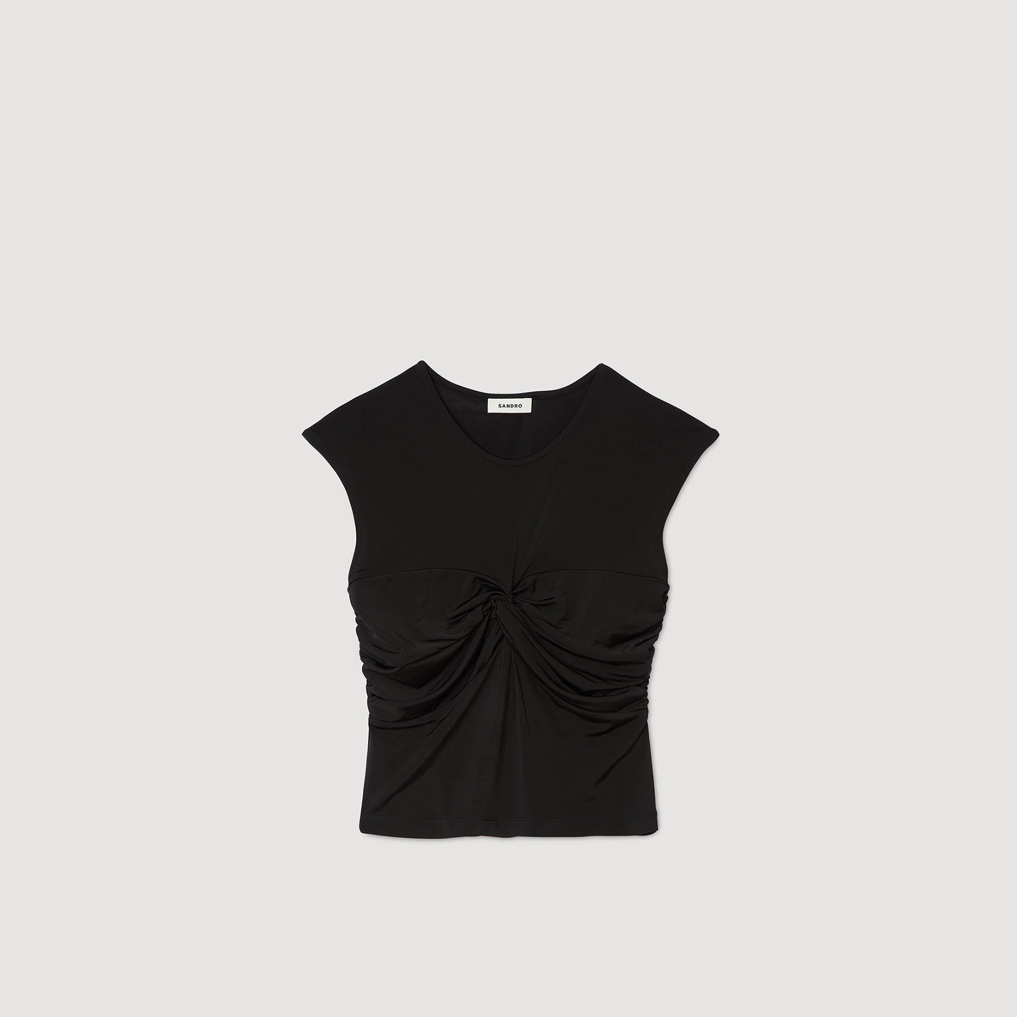 Drapiertes T-Shirt