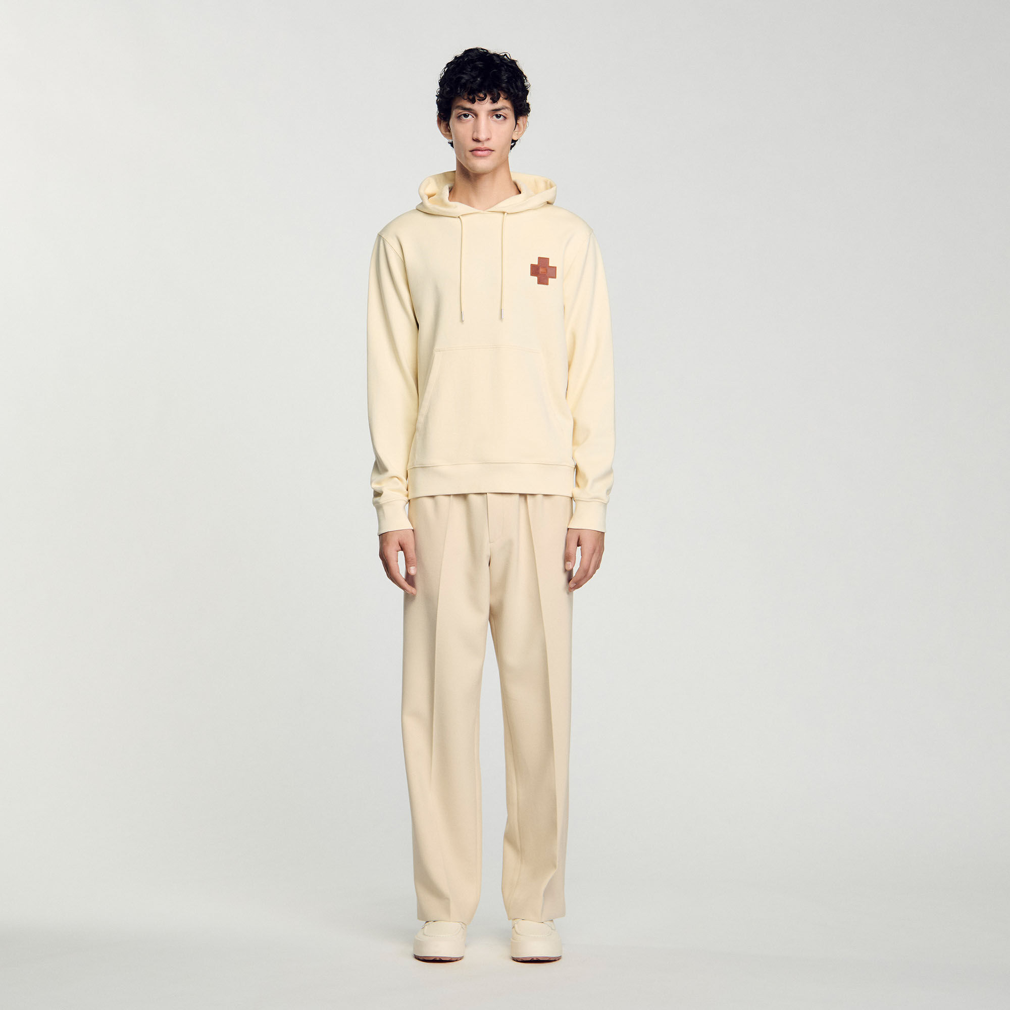 Sweatshirt mit „Square Cross“-Patch