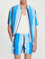 Badehose mit Streifenprint
