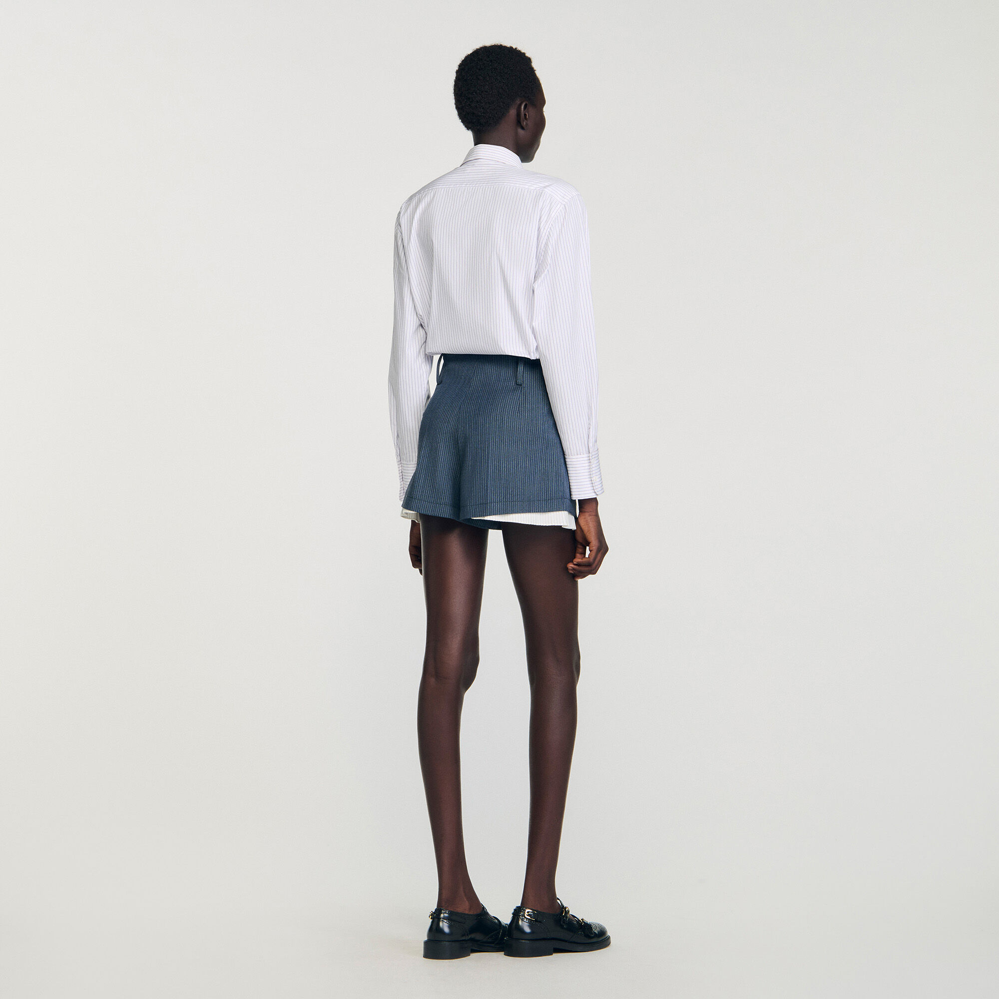 Gestreifte Shorts