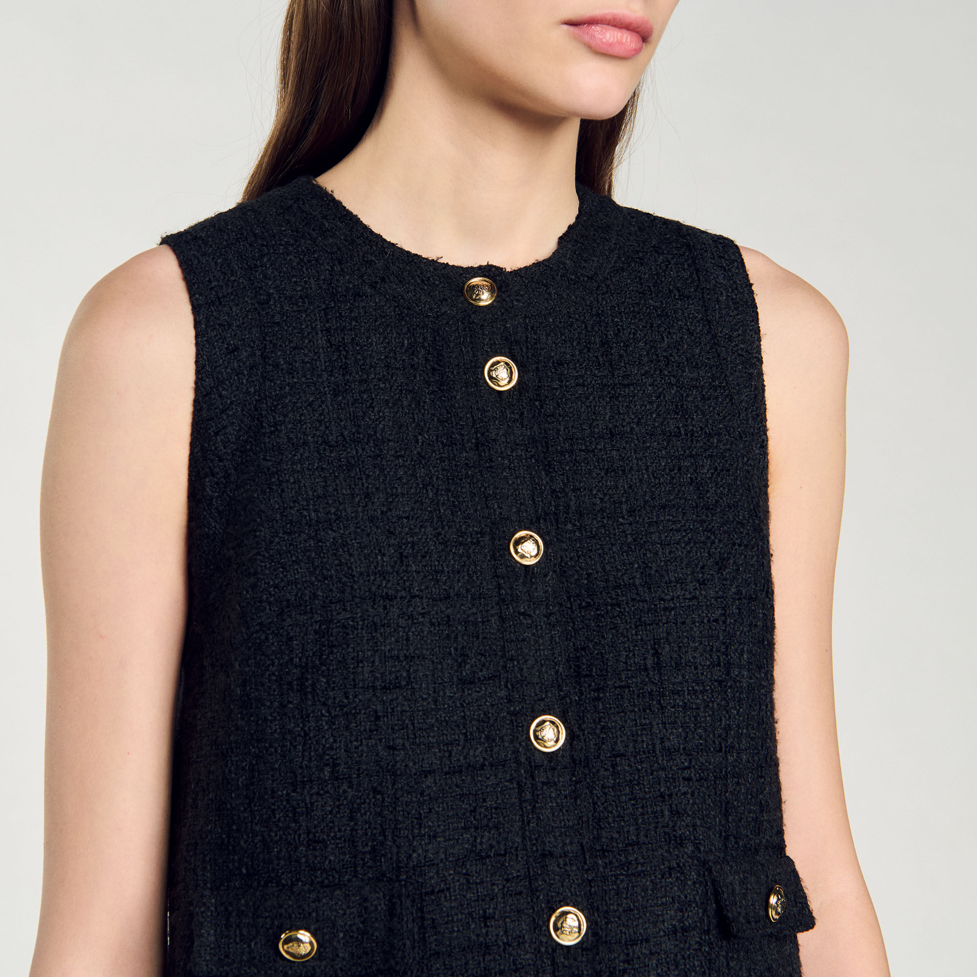 Kurzes Tweedkleid