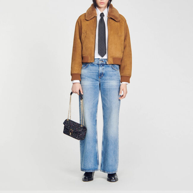 Bomberjacke aus Wollfilz