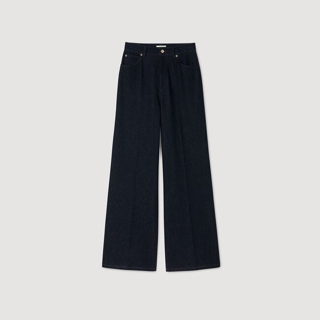 Weite Raw-Jeans