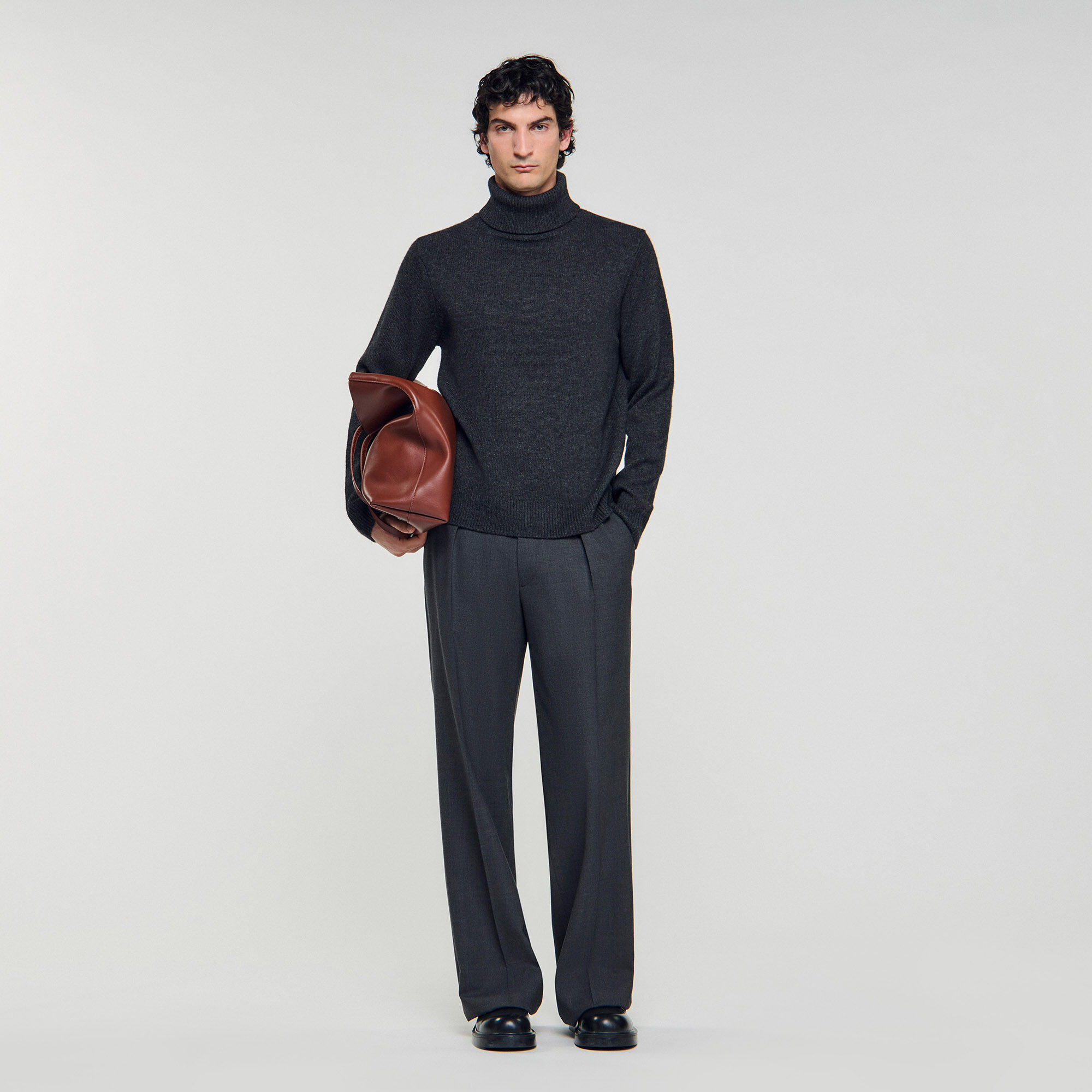 Rollkragenpullover aus Wolle & Kaschmir