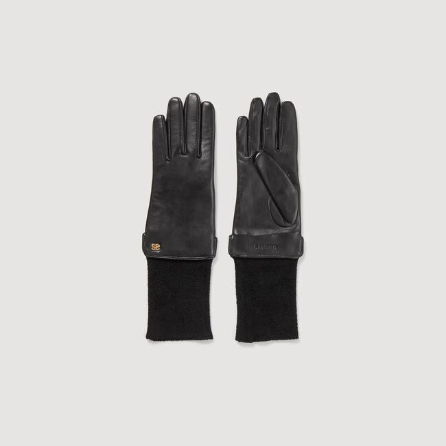 Handschuhe aus Materialmix