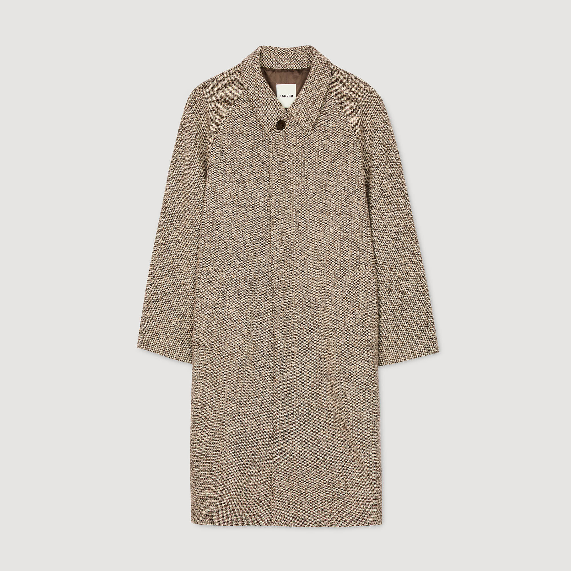 Oversize-Mantel aus Wolle