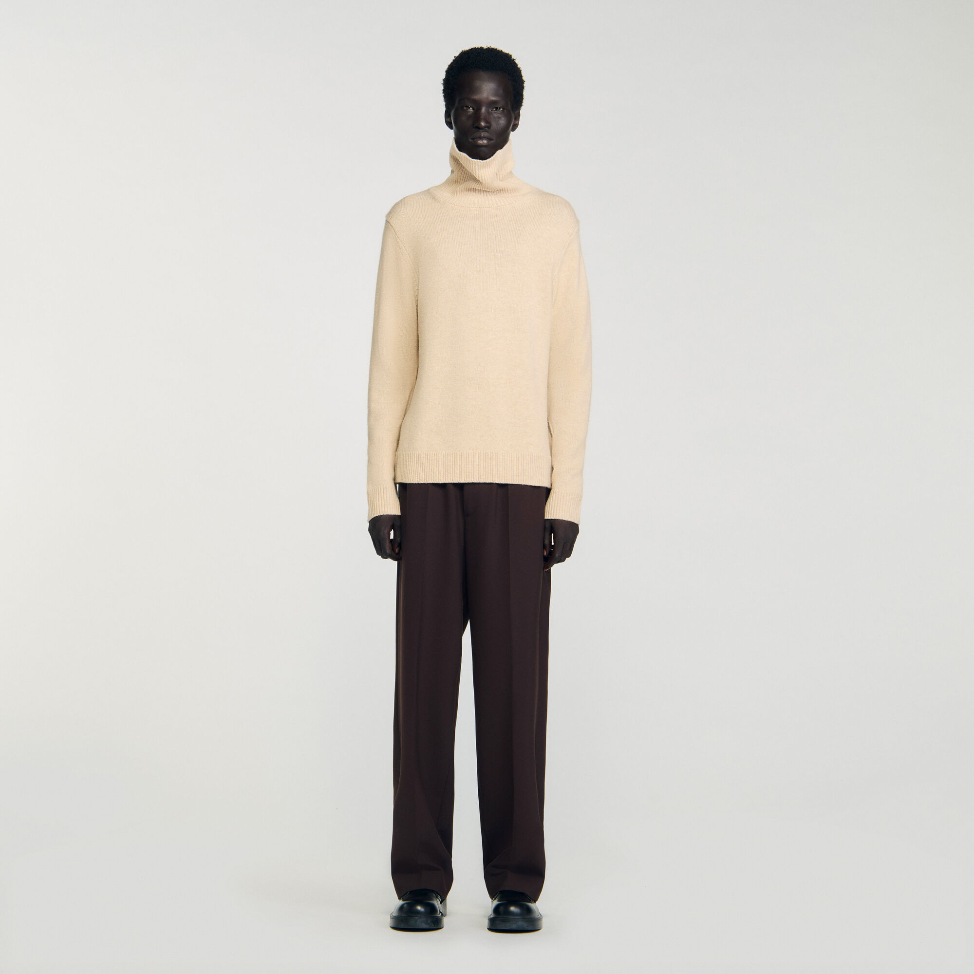 Rollkragenpullover aus Wolle & Kaschmir