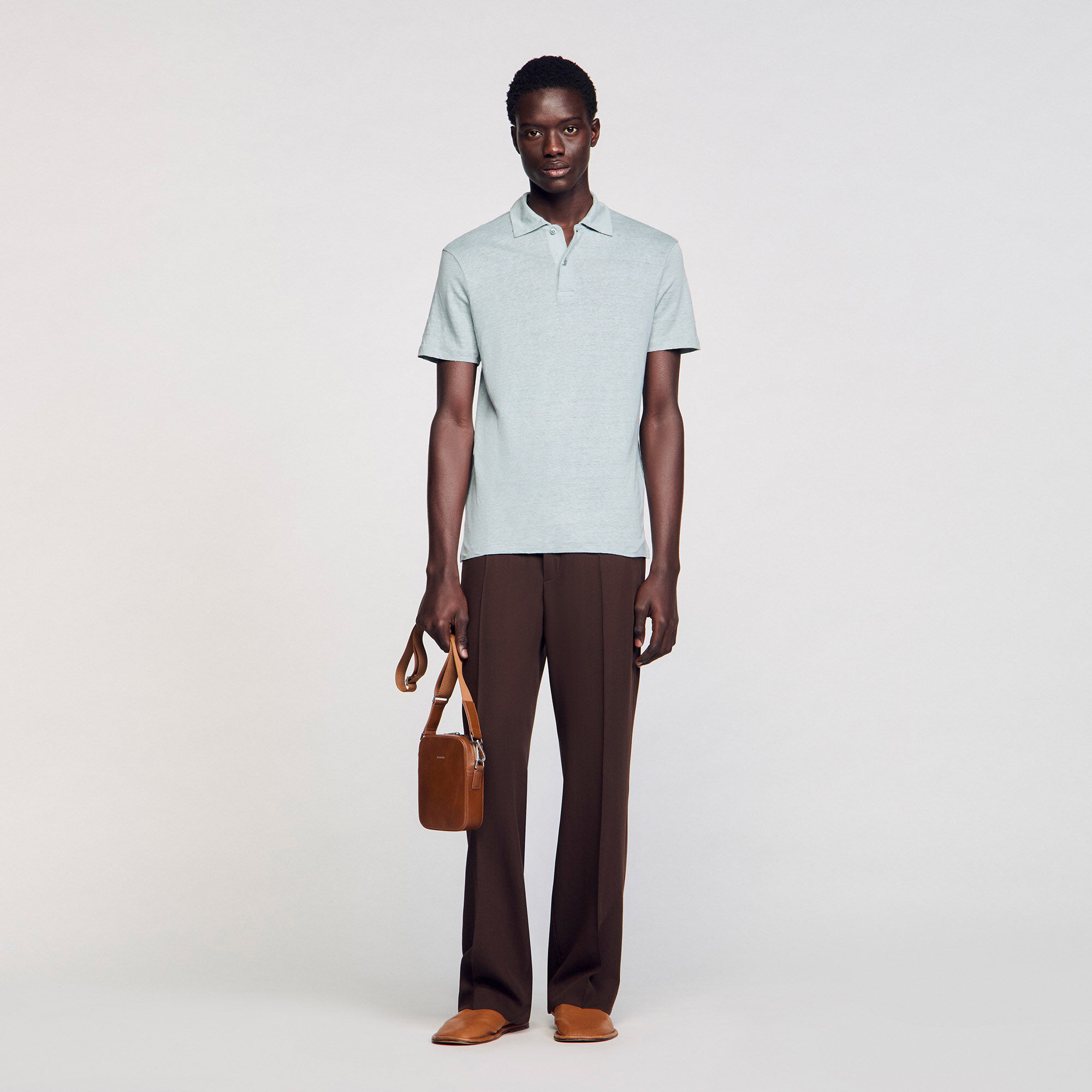 Poloshirt aus Leinen