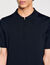 Poloshirt aus Strick mit Reißverschluss