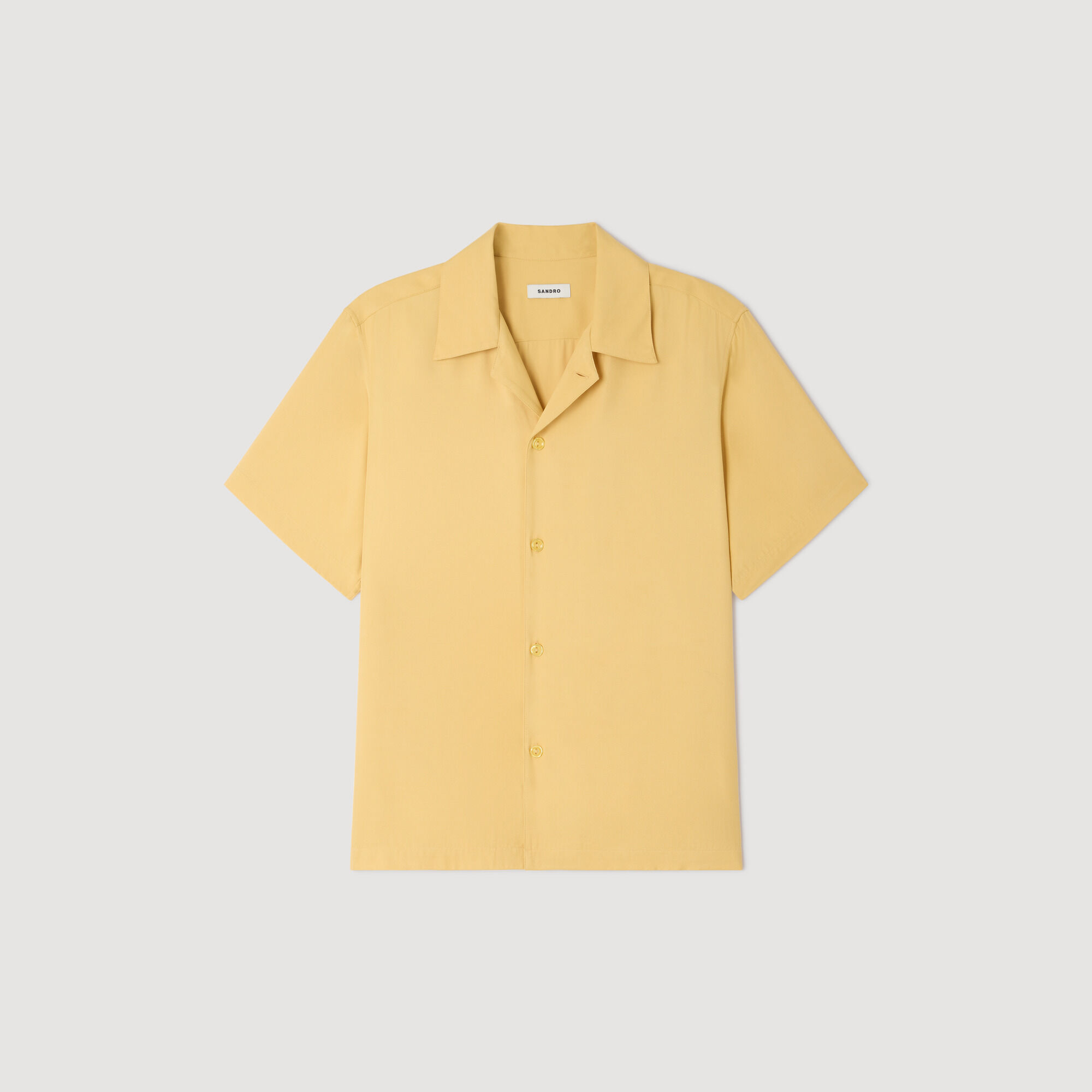 Flie&szlig;endes Hemd mit Haifisch-Kragen