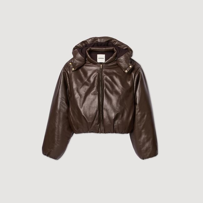 Blouson aus Glattleder