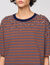 Gestreiftes T-Shirt mit Strass