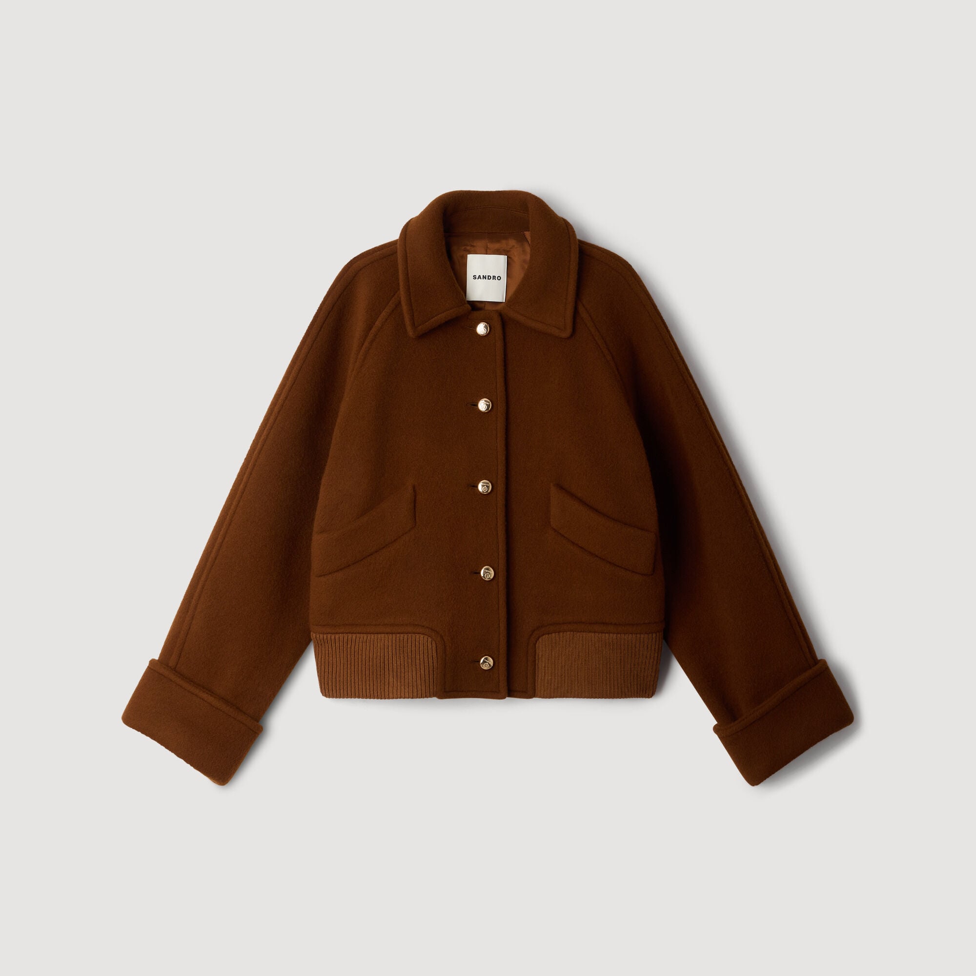 Kurzer Mantel mit Pattentaschen - Damen | Sandro