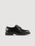 Derby-Schuhe aus glasiertem Leder