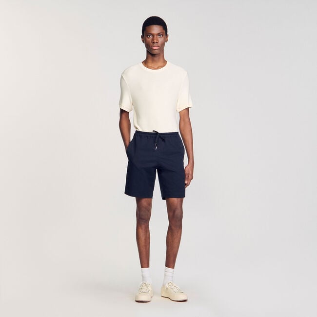 Shorts aus Baumwolle
