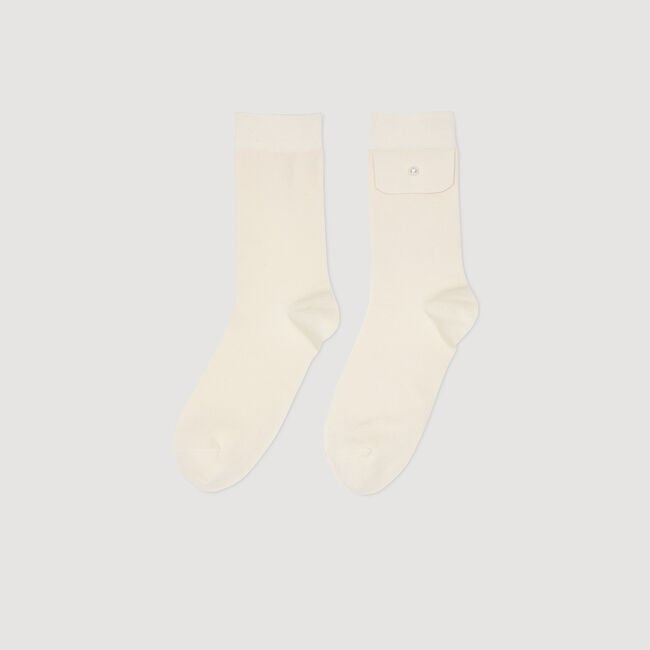 Socken mit Perlendetail