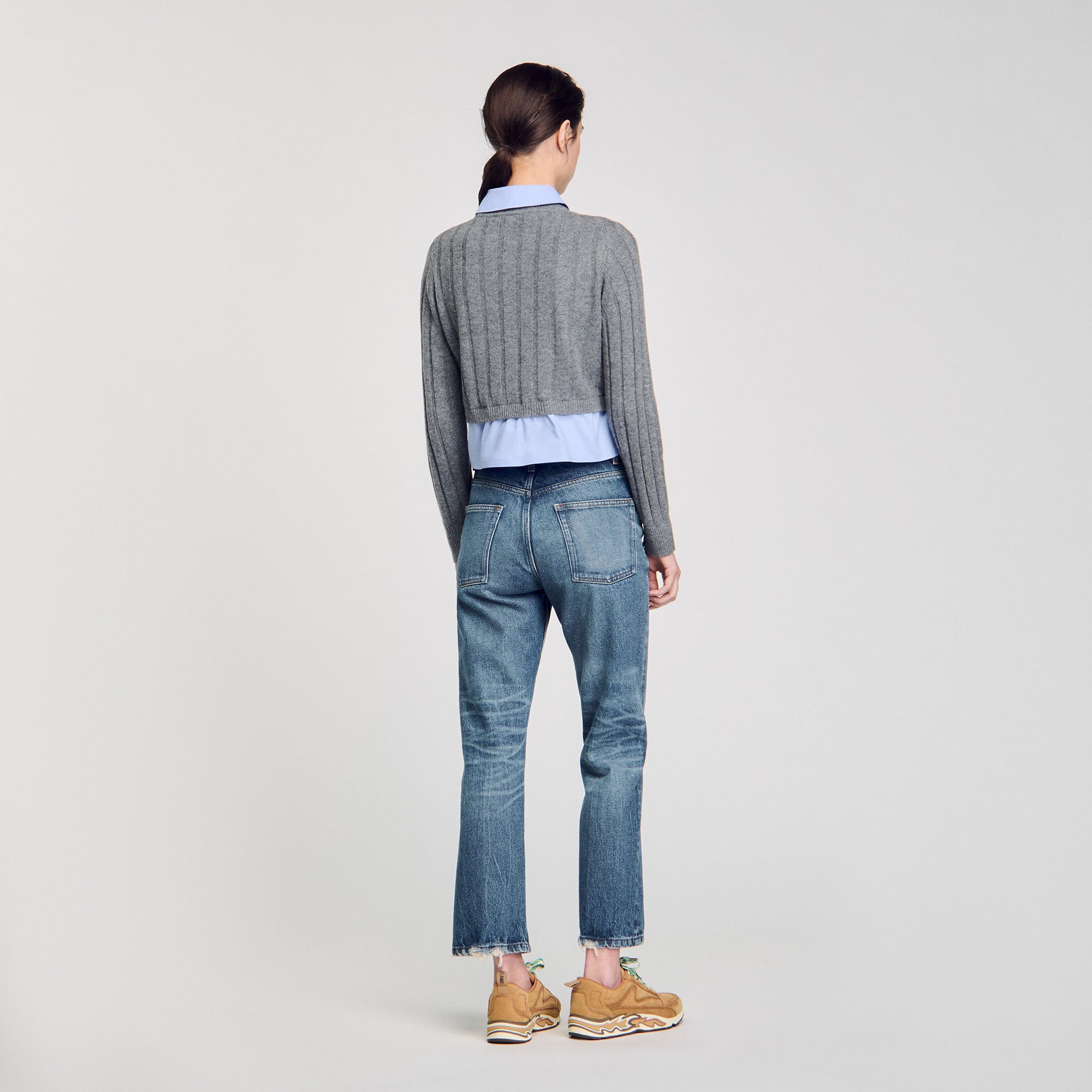Pullover aus Kaschmir und Wolle