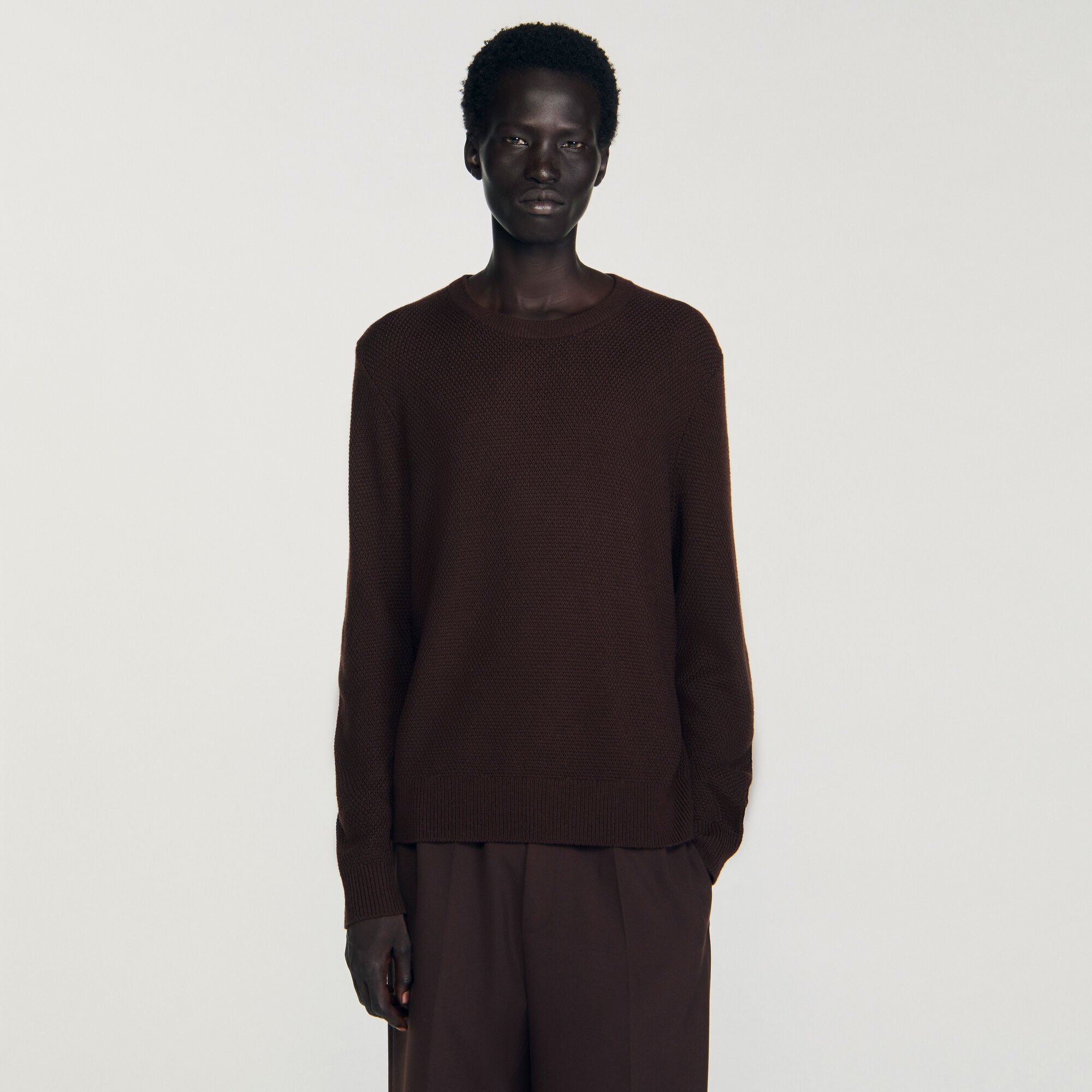 Pullover aus texturiertem Strick