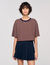 Gestreiftes T-Shirt mit Strass