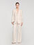 Gestreifter taillierter Blazer