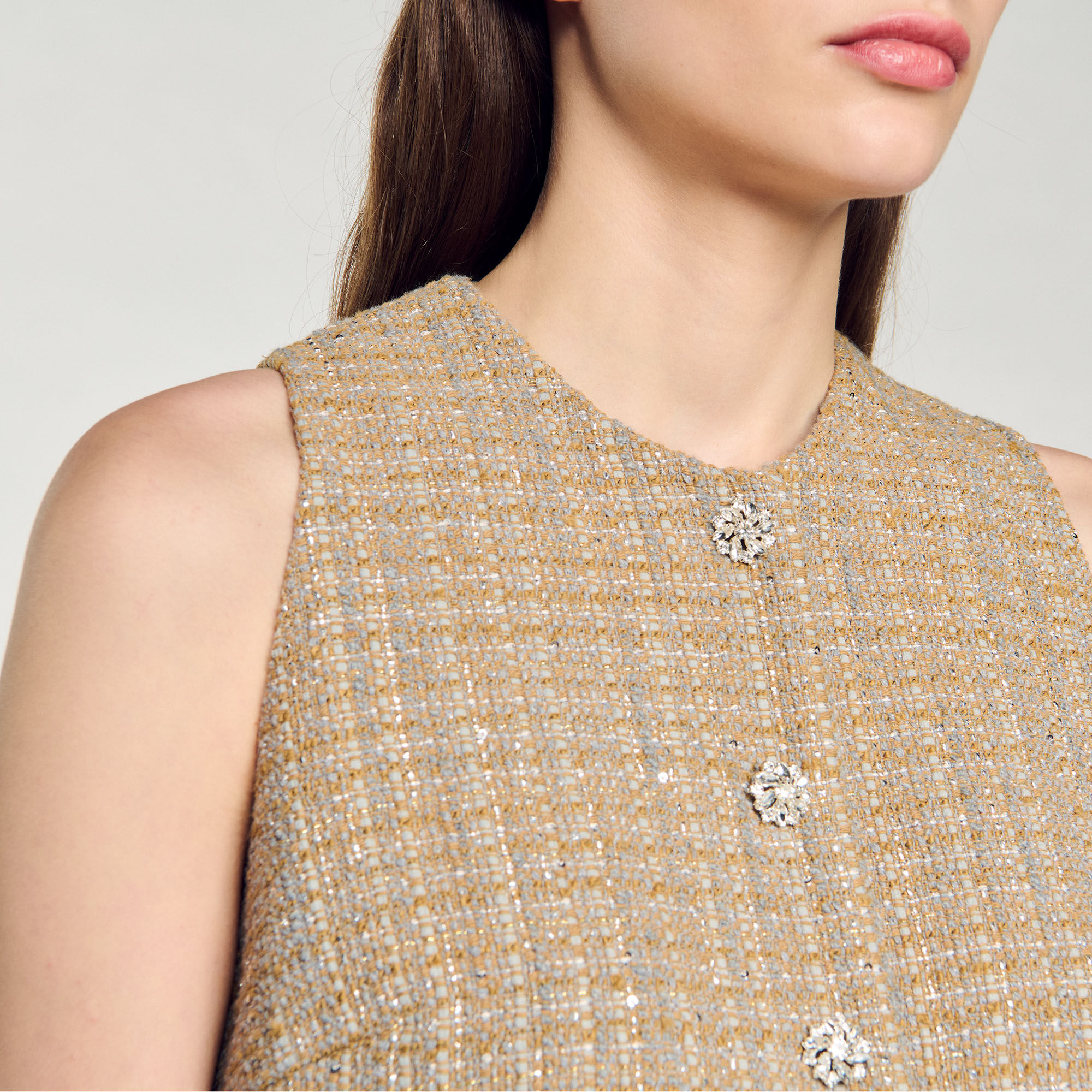 Top aus Tweed