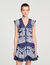 Kurzes Kleid mit Bandana-Print